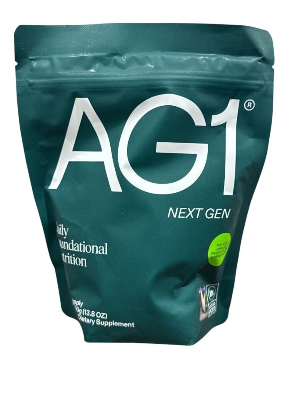 AG1 Next Gen Daily Foundational Nutrition 30-Day Supply 390g Whole Food Dietary